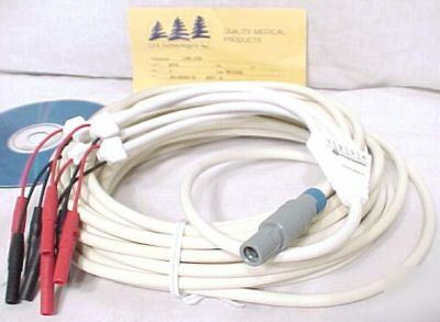 Marquette ecg cardio patient ekg ecg lie dector cable 