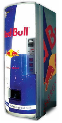 New royal red bull vending machine [1 of 4 machines]