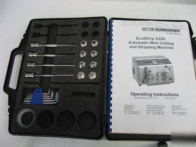 Schleuniger ecostrip 9300 automatic wire cut & strip