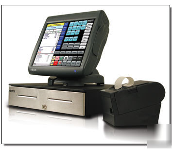 New micros WS5 workstation 5 E7 complete pos system - 