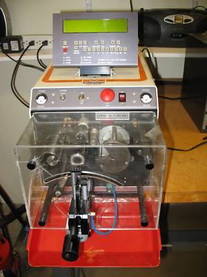 Schleuniger fo 7045 automatic fiber 3 stage stripper 