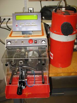 Schleuniger fo 7045 automatic fiber 3 stage stripper 