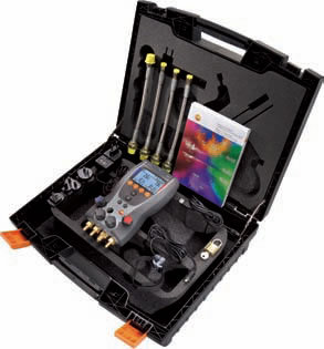 Testo 560-1 deluxe refrigeration system analyzer kit
