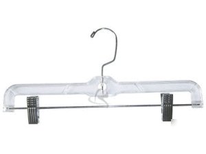 72 used mixed clear plastic dress blouse skirt hangers