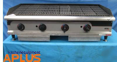 Apw wyott radiant grill gas 48