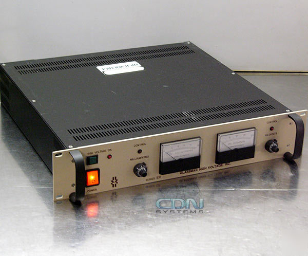 Glassman high voltage hv power supply -20KV dc 15MA