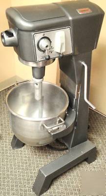 Hobart 30 qt dough mixer with bowl, hook, whip, beater