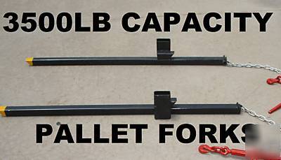 New loader forks bucket forks tractor pallet fork skid