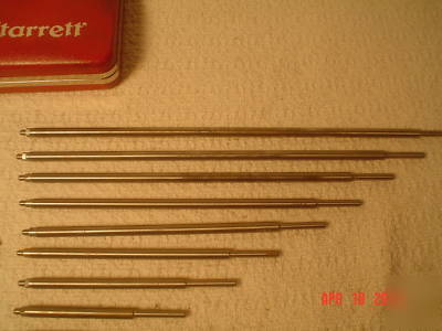 Starrett inside id micrometer set #124, 2