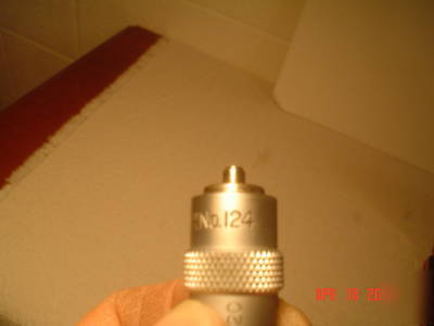 Starrett inside id micrometer set #124, 2