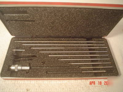 Starrett inside id micrometer set #124, 2