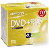 Memorex 5509 -10PK dvd+rw 4X 4.7GB slim 