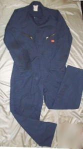 Mens 42 regular dickies coveralls navy blue