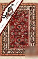 Mouserug mouse pad tribal shekarlu red oriental rug