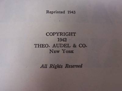 Vintage 1943 audels sheet metal pattern layouts book 