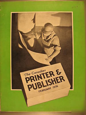 Canadian printer & publisher, february, 1936