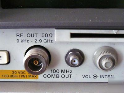 Hp - agilent 8593E 22 ghz spectrum analyzer w/opts 