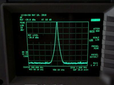 Hp - agilent 8593E 22 ghz spectrum analyzer w/opts 