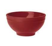 New cerise ceramic cereal bowl