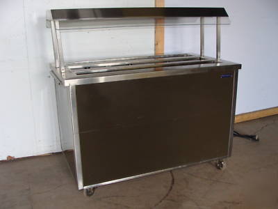 Shelleymatic lighted heated pizza hotfood buffet table