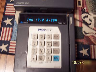 Verifone tranz 330 with printer ready to go now sale 