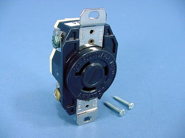 Leviton L9-20 locking receptacle outlet 20A 600V 2350