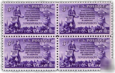 New honoring america's spaper boys on us postage stamps