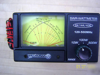 Swr all function lighted test meter 500 watts load lap 