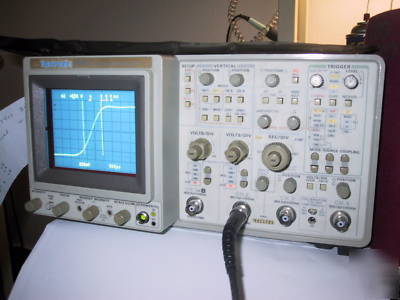 Tektronix 2467 briteye oscilloscope 350MHZ+cal+guaranty