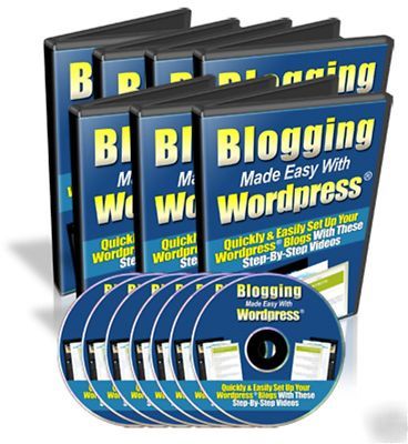 Blogging made easy with wordpress - video tutorial 
