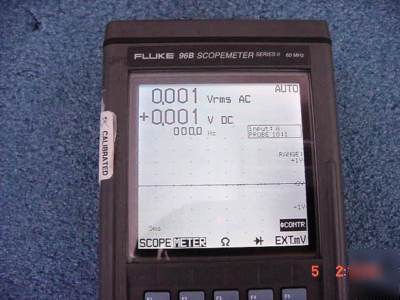 Fluke 96B scopemeter series ii 60 mhz with accessories