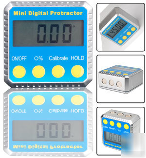 Mini digital protractor inclinometer angle finder gauge