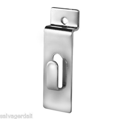 New 1/2 case single noch chrome slatwall picture hook 