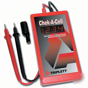 New chek-a-cell sealed lead acid battery tester