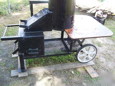 New orleans saints charcoal /wood bar-b-q smoker grill 