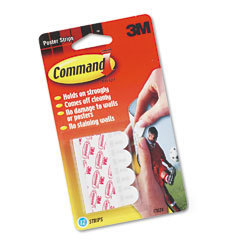 3M 17024 command adhesive poster strips white (6 packs)