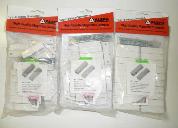 New aleph int'l. ps-1523WG magnetic contacts lot of 30 