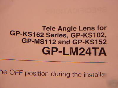 Panasonic gp-LM24 ta telephoto lens-micro head camera
