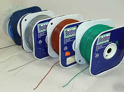 Belden hookup wire, teflon, silver coated, 18AWG, 83009