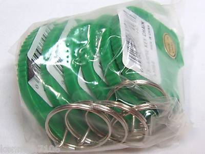 New lot 6 plastic cutter knife opener key ring keyrings 