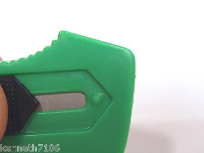 New lot 6 plastic cutter knife opener key ring keyrings 
