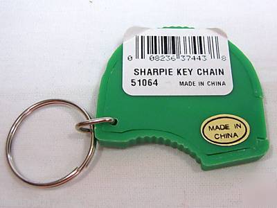 New lot 6 plastic cutter knife opener key ring keyrings 