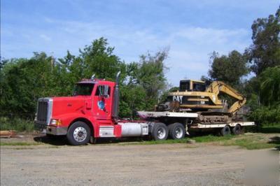 1994 peterbilt 1997 cat 312B 1980 freuhaff 