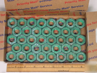 Hex nuts heavy 5/8 - 11 galvanized 76 pc.------loc e-14