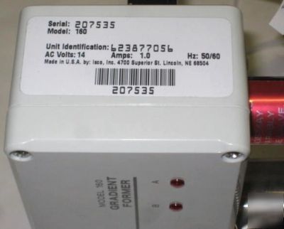 Isco teledyne 160 gradient former w/power supply