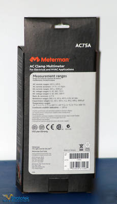 New meterman / amprobe / wavetek AC75A clamp meter dmm- 