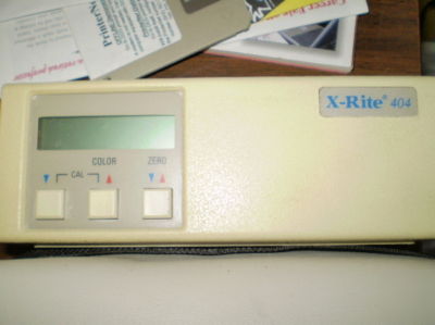 X-rite model 404 reflection densitometer
