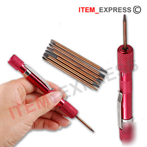 Portable T4 T5 T6 screwdriver 6 in 1 tool kit for phone