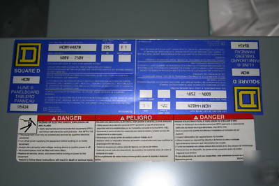 Square d i-line 225 amp 3 phase panel board HCM1448-2N
