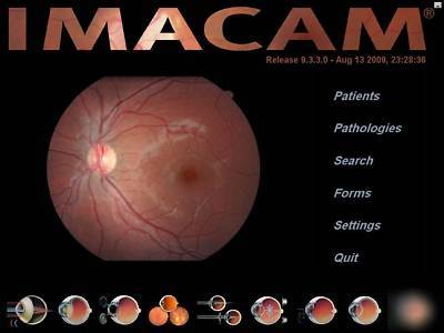 Canon CR4 digital fundus camera & imacam software